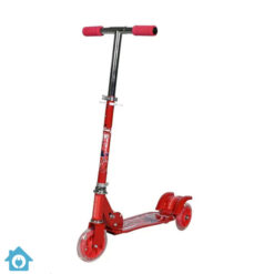 Spiderman 3 Wheel Metal Scooty with Light
