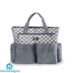 Tinnies Baby Diaper Bag Grey