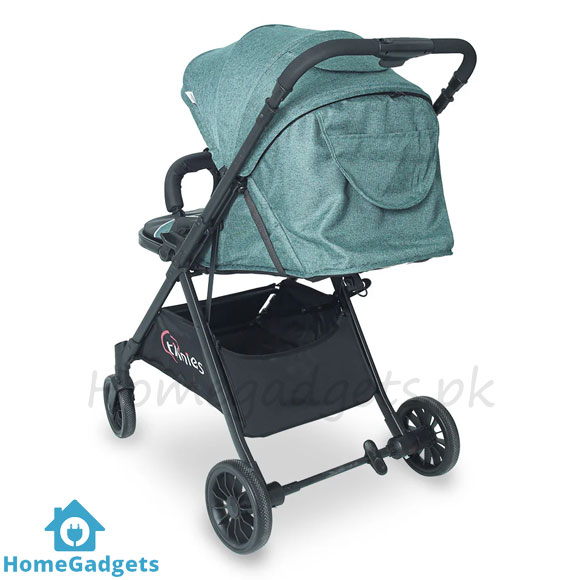 Tinnies Baby Stroller Green – Lightweight Comfortable Baby Pram 5 Tinnies Baby Stroller Green