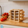 Wooden Spice Rack 12 Pieces