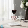 1 Piece Elegant Large Pink Bow Red Wine Glass Goblet