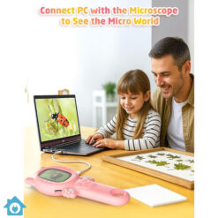 2 in 1 Microscope Camera for Kids – Mini Handheld Science Toy with Multiple Viewing Angles 13 2 in 1 Microscope Camera for Kids