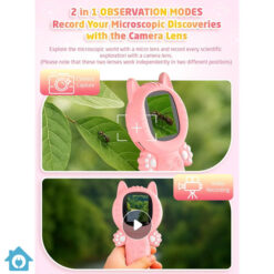 2 in 1 Microscope Camera for Kids – Mini Handheld Science Toy with Multiple Viewing Angles 10 2 in 1 Microscope Camera for Kids