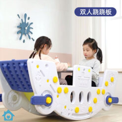 5 in 1 Kids Indoor Slide Seesaw – Study Table & Basketball Game 14 5 in 1 Kids Indoor Play Set