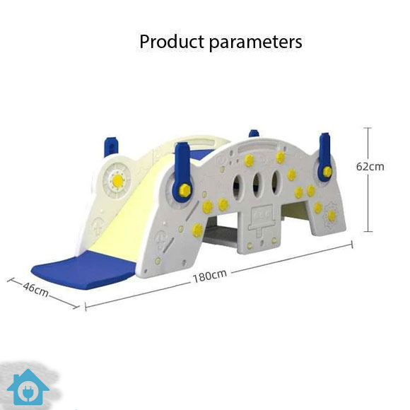 5 in 1 Kids Indoor Slide Seesaw – Study Table & Basketball Game 4 5 in 1 Kids Indoor Play Set