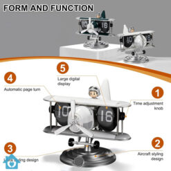 Airplane Flip Clock