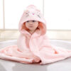 Animal Baby Bathrobe 0-3Y Unisex – Ultra-Soft Hooded Robe
