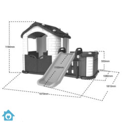 Big Kids Playhouse with Slide CHD-803