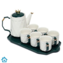 Ceramic Tea Set With Tray