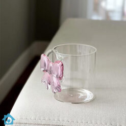 Creative Bow Glass Mug 300ml