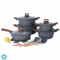 Donnor Non-Stick Cookware Set 15 Pcs