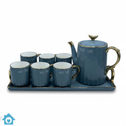 Emerald Grove Ceramic Tea Set 9 Pcs