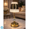 Golden Fancy Table Electric Lamp – Luxury Decorative Bedside & Living Room Light 3 Golden Fancy Table Electric Lamp