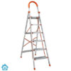 High Quality Aluminum 6 Step Folding Ladder
