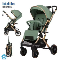Kidilo Travel Stroller Easy Folding B2 – Lightweight Baby Pram with One-Hand Fold 8 Kidilo Travel Stroller Easy Folding B2