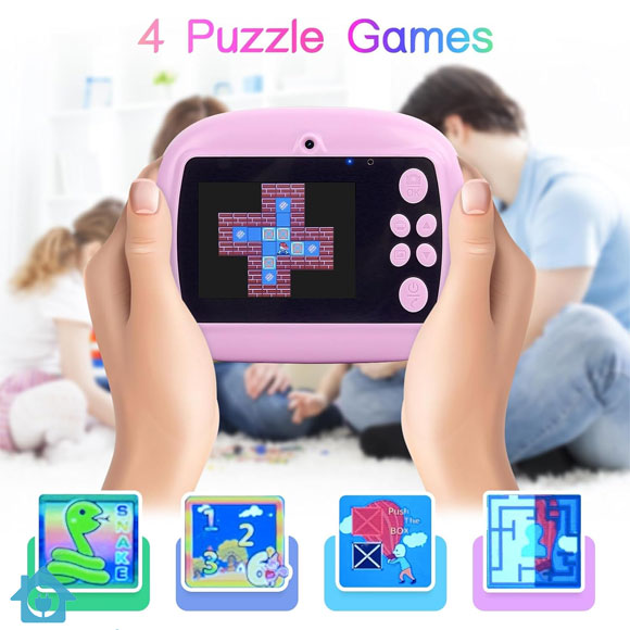 Kids Camera Instant Print 48MP – Digital Camera with 3 Rolls Paper, 1080P Video & Selfie Lens 5 Kids Camera Instant Print 48MP