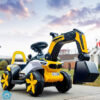 Kids Ride-On Bulldozer Electric Digger Tractor Car