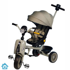 Kids Tricycle with Parent Handle & Safety Guard