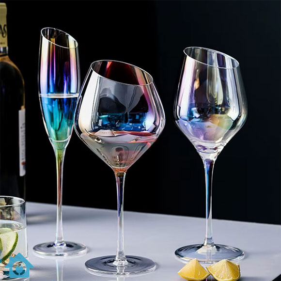 Luxrify Iridescent Wine Glass Set of 6 1 Luxrify Iridescent Wine Glass Set of 6