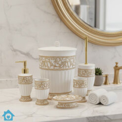 Modern Resin Made Bathroom Accessories Set