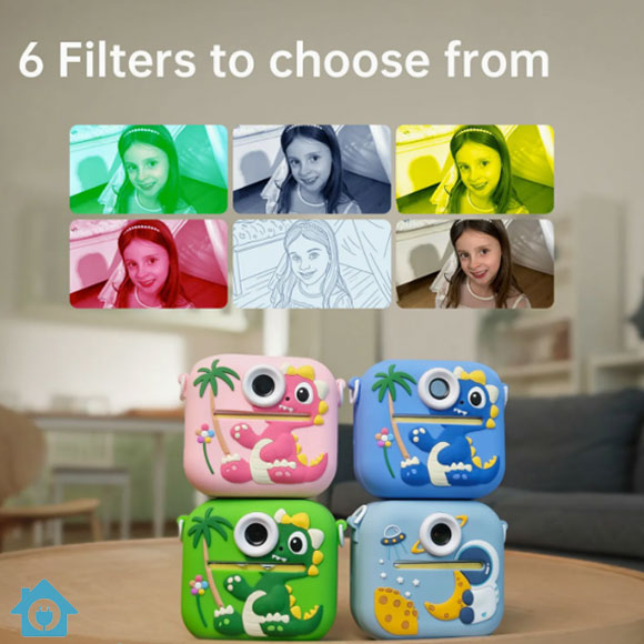 P9 Kids Camera with Instant Print – Astronaut Blue 5 P9 Kids Instant Print Camera