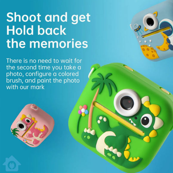 P9 Kids Camera with Instant Print – Astronaut Blue 3 P9 Kids Instant Print Camera