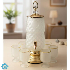 Premium Juice Dispenser with Set of 6 Glass
