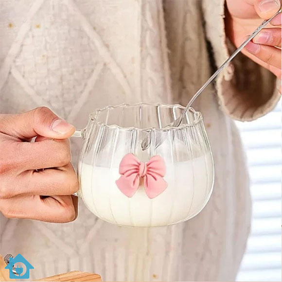 Striped Cocktail Bow Ice Tea Glass – Coffee & Beverage Mugs 4 Striped Cocktail Bow Ice Tea Glass