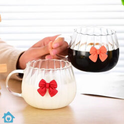 Striped Cocktail Bow Ice Tea Glass – Coffee & Beverage Mugs 6 Striped Cocktail Bow Ice Tea Glass