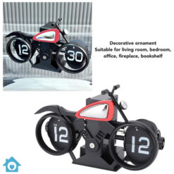 Unique Motorcycle Flip Clock – Retro Battery Powered Desk Clock for Home & Office 15 Unique Motorcycle Flip Clock