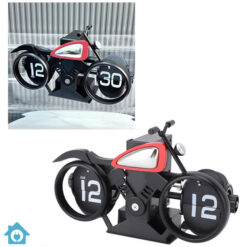 Unique Motorcycle Flip Clock – Retro Battery Powered Desk Clock for Home & Office 13 Unique Motorcycle Flip Clock