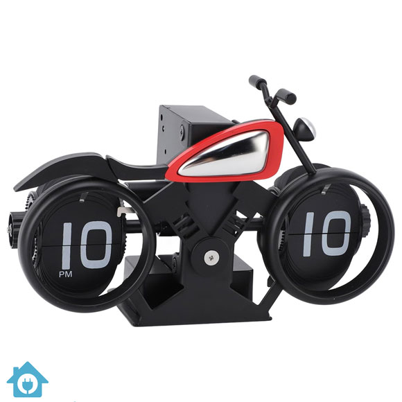 Unique Motorcycle Flip Clock – Retro Battery Powered Desk Clock for Home & Office 3 Unique Motorcycle Flip Clock