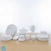 Winsor England Venice White Porcelain Dinner Set