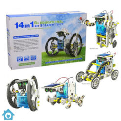 Home 6 13-in-1 DIY Alloy Solar Robot Kit for Kids