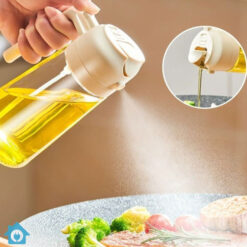 Alternative view of 2 in 1 Glass Oil Spray Bottle & Oil Dispenser – Kitchen Cooking Sprayer