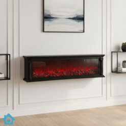 40 Inch Electric Fireplace with Realistic Flame Effect