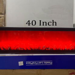 40 Inch Electric Fireplace with Realistic Flame Effect