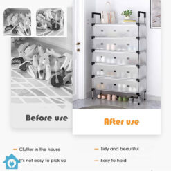 7 Tier Shoe Rack with Dust Proof