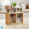 Bamboo Spoon Holders Kitchen Utensil Storage
