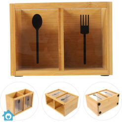 Bamboo Spoon Holders Kitchen Utensil Storage
