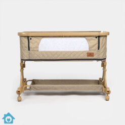 Bedside Baby Cot C2 with Swing Rods – Wheels & Adjustable Height – Premium Quality 13 Bedside Baby Cot C2 with Swing Rods