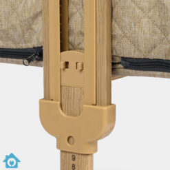 Bedside Baby Cot C2 with Swing Rods – Wheels & Adjustable Height – Premium Quality 17 Bedside Baby Cot C2 with Swing Rods