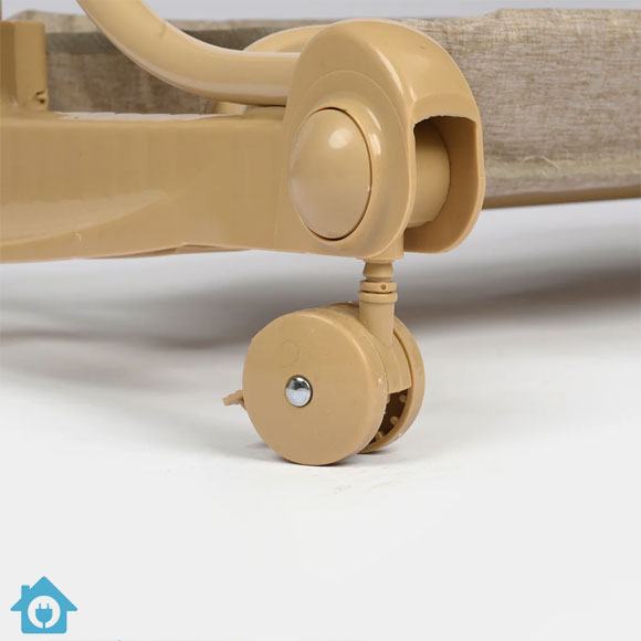 Bedside Baby Cot C2 with Swing Rods – Wheels & Adjustable Height – Premium Quality 6 Bedside Baby Cot C2 with Swing Rods