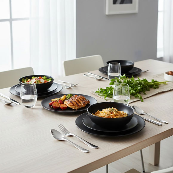 Black Dinner Sets & Plates in Pakistan