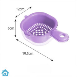 Cartoon Double Layer Drain Basket Set
