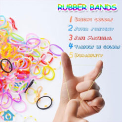 Home 12 Colorful Loom Rubber Bands Bracelet Kit
