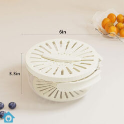 Drain Basket Keeper Fruit Colander Box