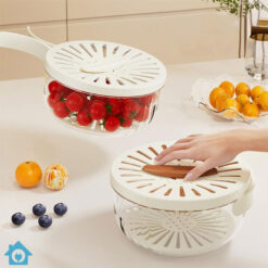 Drain Basket Keeper Fruit Colander Box
