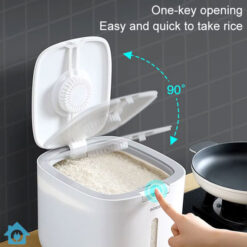 Home 28 ECOCO Rice Storage Container Box Sealed Bucket 5kg