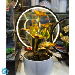 Electric Creative Waterfall Fountain with LED